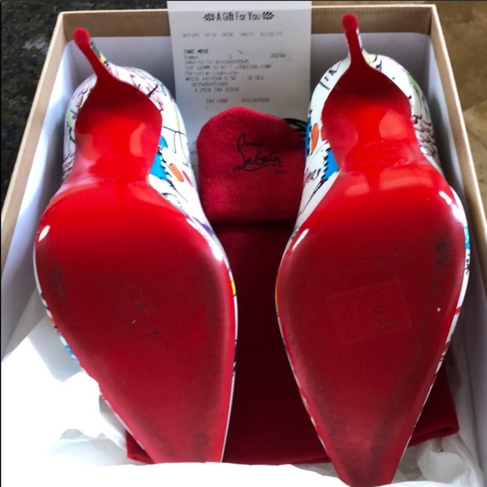 Size 38.5 So Kate Graffiti heels - Picture 5 of 7